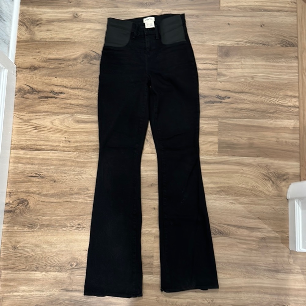 L’AGENCE High rise flare maternity jeans